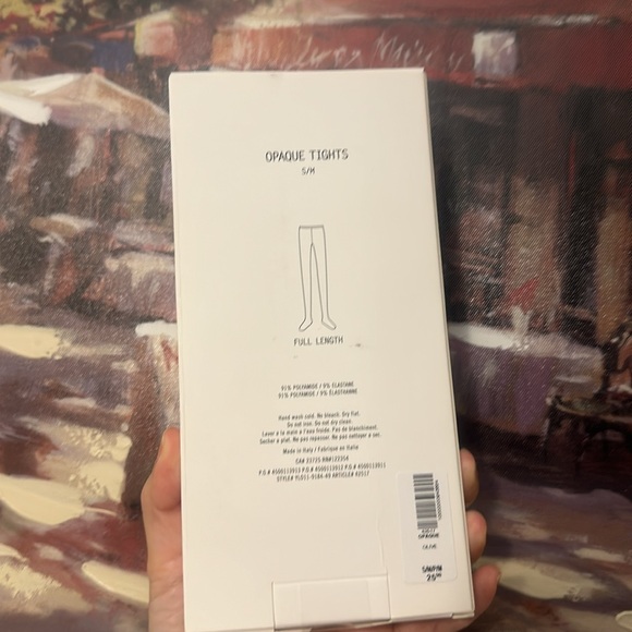 Main Character- opaque tights made in Italy S/M Olive - Picture 2 of 2